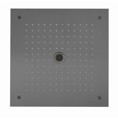 Crosswater MPRO Hoofddouche - 38x38cm - 2 straalsoorten - slate gunmetal (antraciet)