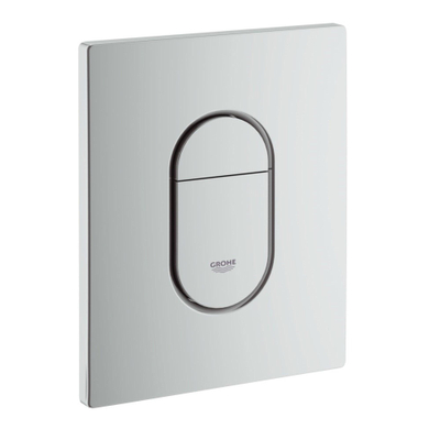 Duravit ME by Starck Pack WC avec réservoir encastrable, cuvette murale compact à fond creux avec abattant frein de chute et plaque de commande vertical chrome mat