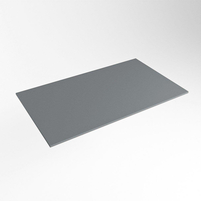 Mondiaz TOP 23 Plan sous vasque - 70x23.5x0.9cm - compatible comme plan de meuble - solid surface - Plata