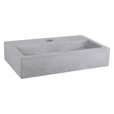 Differnz Flat Lavabo WC béton gris clair 38 x 24 x 8 cm
