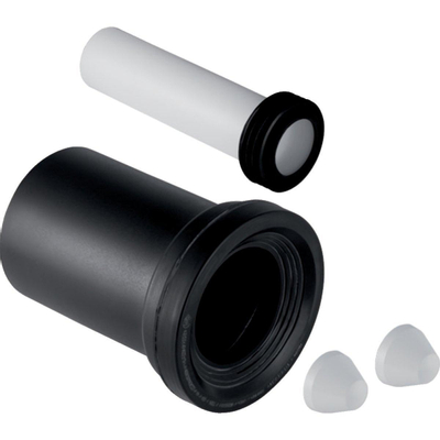 Geberit garniture de raccordement PE 185mm évacuation 90mm alimentation 45mm