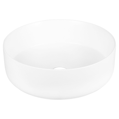 Differnz Mira Vasque à poser Céramique diamètre 36 x 12 cm blanc