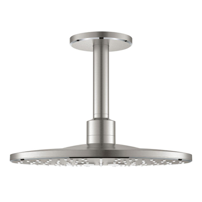GROHE Rainshower SmartActive 310 Tête de douche - 31cm - 2 jets - bras de plafond 14,2cm - supersteel