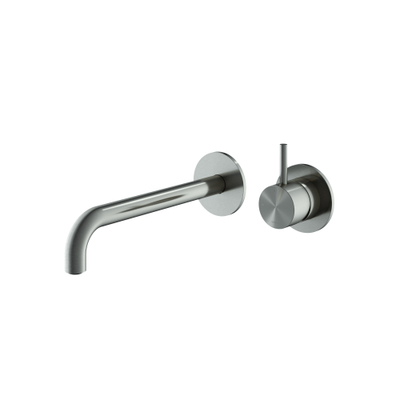 Hotbath Archie afbouwdeel inbouw wastafelmengkraan 18cm RVS SHOWROOMMODEL