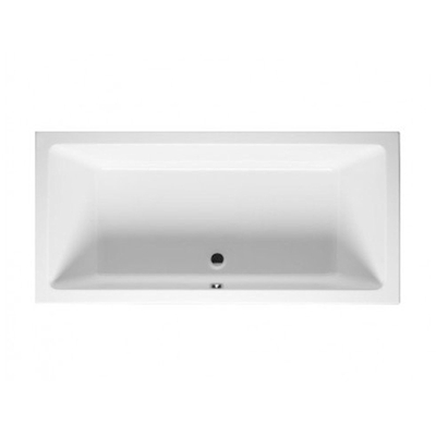 RIHO Lusso baignoire îlot 170x75cm Blanc brillant