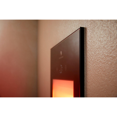 Sunshower Deluxe Black - 32x187x16cm - UV et infrarouge - encastré - corps entier - 2000 watts - aluminium noir