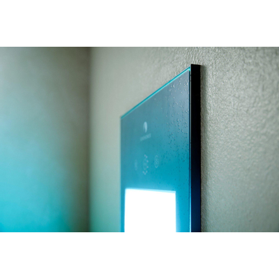 Sunshower Deluxe Black - 32x187x16cm - UV et infrarouge - encastré - corps entier - 2000 watts - aluminium noir