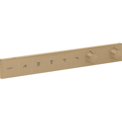 Hansgrohe Rainselect Mitigeur thermostatique encastré 5 fonctions bronze brossé