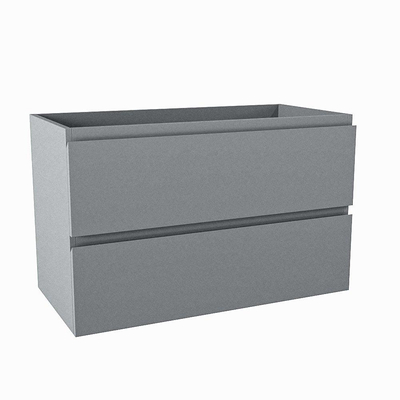 Mondiaz HAY wastafelonderkast - 80x40x50cm - 2 lades - softclose - Plata