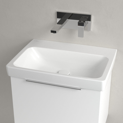 Villeroy & Boch Architectura Wastafel - 44.5x60cm - geslepen onderkant - zonder kraangat - White Alpine (glans wit)