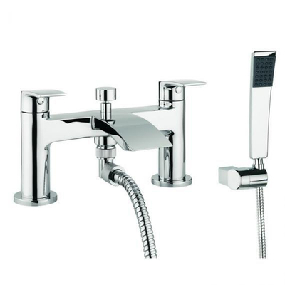 Crosswater Flow robinet de baignoire sur pied avec set de baignoire chrome