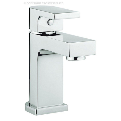 Crosswater Planet robinet de lavabo 1 trou avec bonde clic-clac chrome