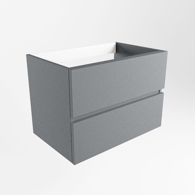Mondiaz VICA wastafelonderkast - 70x45x50cm - 2 lades - softclose - Plata