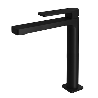 Hotbath Gal Verhoogde wastafelmengkraan zonder waste Mat zwart SHOWROOMMODEL