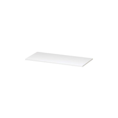 INK Topdeck Wastafelblad - 100x45x2cm - tbv onderkast - MDF lak - Mat wit
