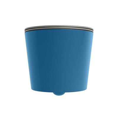 Mondiaz LAVIE WC suspendu – sans bride – 36 x 53 cm – avec abattant softclose – Jeans (bleu), abattant Smoke (brun clair)