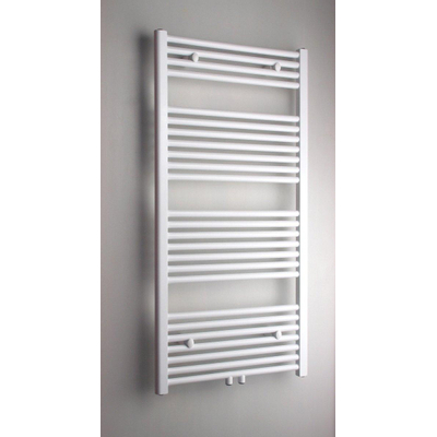 Royal Plaza Sorbus R handdoekradiator - 40x120cm - 438watt - middenaansluiting - glans wit SHOWROOMMODEL