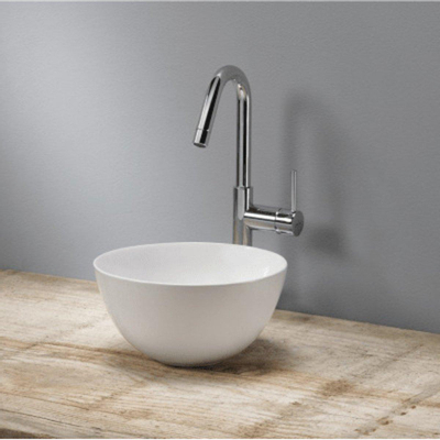 Royal plaza Legato vasque à poser 24x24x12cm ronde sans trop-plein blanc