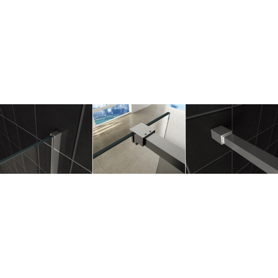 Wiesbaden Slim profielset met stabilisatiestang 120cm chroom