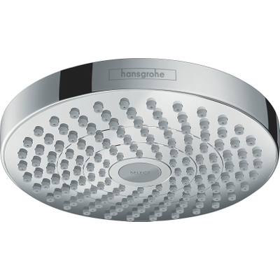 Hansgrohe Croma Select S pomme de douche S 180 2 jets angle de jet réglable blanc/chrome