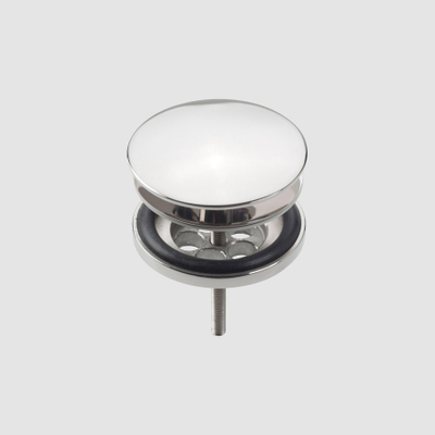 Clou Pollux bouchon avec capot de recouvrement non obturable inox Chrome