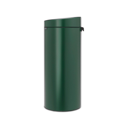 Brabantia Touch Bin Poubelle - 30 litres - seau intérieur en plastique - pine green