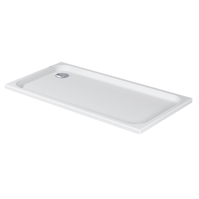 Duravit D-code Kunststof douchebak acryl rechthoekig - zonder paneel - 150x75cm - met afvoergat - diameter 90mm - wit