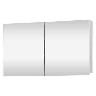 Differnz Brida Armoire de toilette 50x85x15cm 2 portes blanc