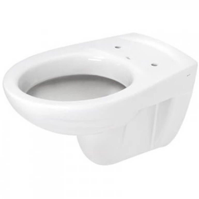 Adema Classico toiletset bestaande uit inbouwreservoir en toiletpot basic toiletzitting en bedieningsplaat wit