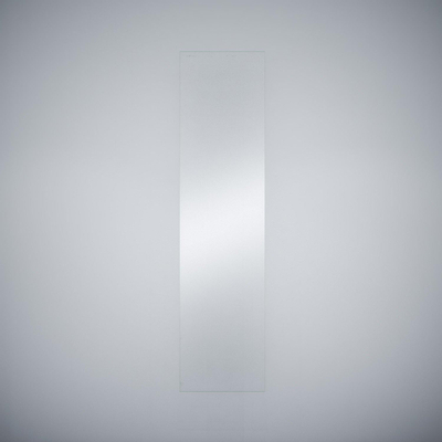 Wiesbaden Slim Paroi de douche 50x200cm avec verre Nano 8mm clair sans profilé et barre de renfort
