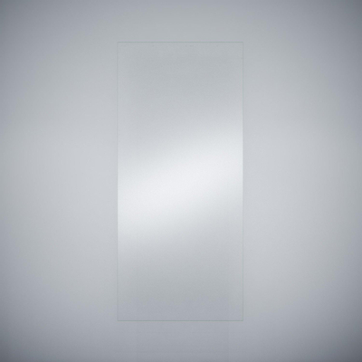 Wiesbaden Slim Paroi de douche 90x200cm avec verre Nano 8mm clair sans profilé et barre de renfort