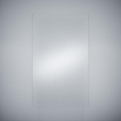 Wiesbaden Slim Paroi de douche 120x200cm avec verre Nano 8mm clair sans profilé et barre de renfort