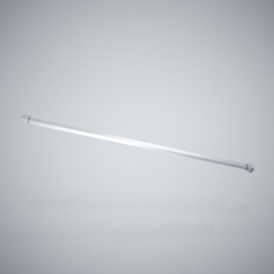 Wiesbaden Slim Profielset - met stabilisatiestang - 120cm - geborsteld staal (RVS)