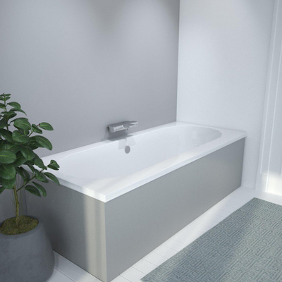 Saniclass Stuttgart Baignoire - 180x80x48cm - acrylique - duo - blanc brillant