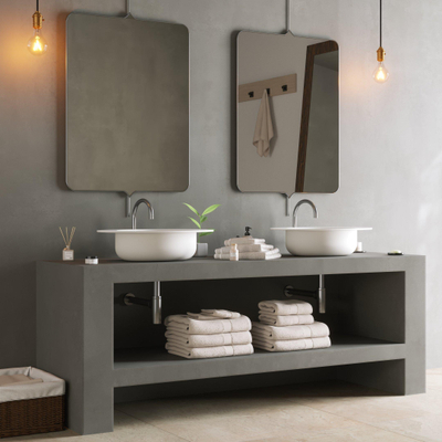 Ideavit Solidcap 2.0 lavabo à poser 60x45x15,5cm solid surface blanc mat