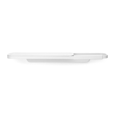 Porte-rouleau de papier toilette Brabantia MindSet - 44x11x5cm - étagère - sans couvercle - minéral frais blanc