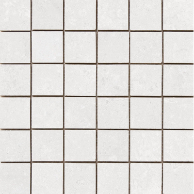 Cifre Ceramica MidTown wand- en vloertegel - 30x30cm - Betonlook - White mozaiek mat (wit)