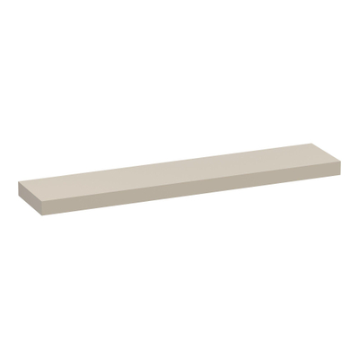 BRAUER Creek topblad vrijhangend - 220x50x10cm - mat beige