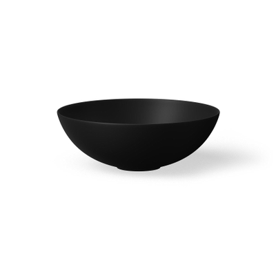 Looox sink collection vasque à poser ronde diamètre 40cm noir mat