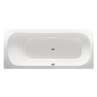 Xenz Aruba Ligbad - 170x75x48 - afvoer Midden - acryl - wit