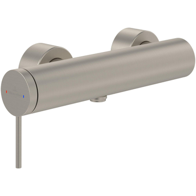 Villeroy & Boch Loop & Friends 1 greeps douchekraan - Brushed Nickel (rvs)
