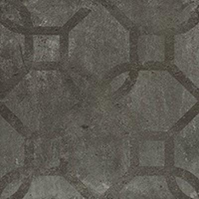 Zyx amazonia carrelage sol et mur avec décor 14x14cm 9mm rectifié r9 porcellanato noir