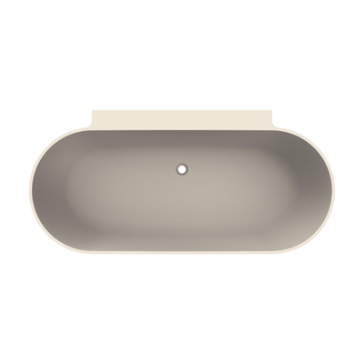 Arcqua Havana Baignoire semi-autoportante - 170x80cm - argile mate