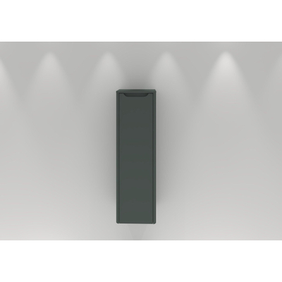 H&R badmeubelen Juice Hoge Kast - 40x35x130cm - met ronde hoeken - 1 deur - rechtsdraaiend - petrol mat