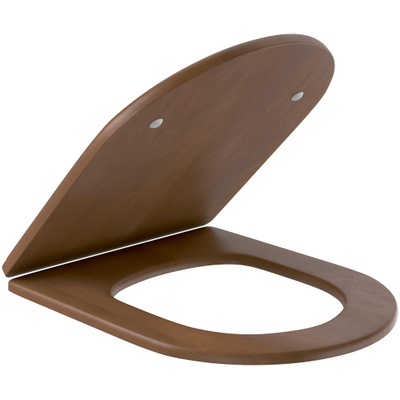 Villeroy & Boch Hommage closetzitting - voor 6661 - 6662 - Walnut (glans bruin)