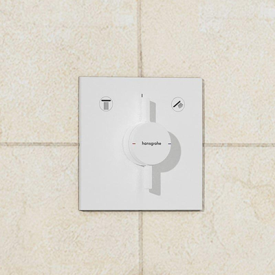 Hansgrohe Duoturn E mitigeur encastré pour 2 fonctions mat blanc