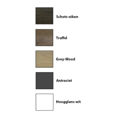 Sanicare Qlassics Poignée de porte de miroir chrome pour armoires de toilette Sanicare série Qlassics