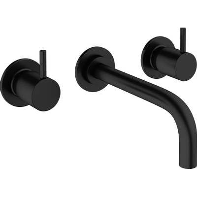 Crosswater MPRO Robinet de lavabo encastré noir mat