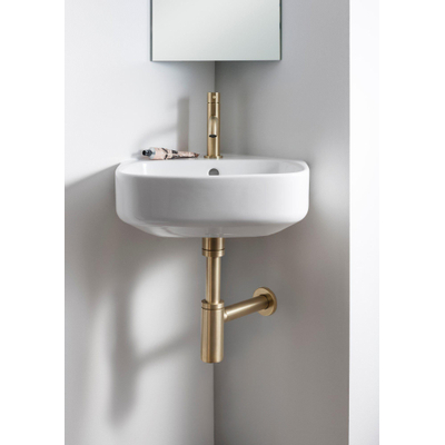 Crosswater MPRO Wastafelkraan - zonder waste - geborsteld messing (goud)
