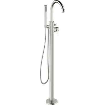 Crosswater MPRO Mike Pro badkraan - vrijstaand - 111.6cm - met uitloop - 23.8cm - inclusief handdoucheset - chroom
